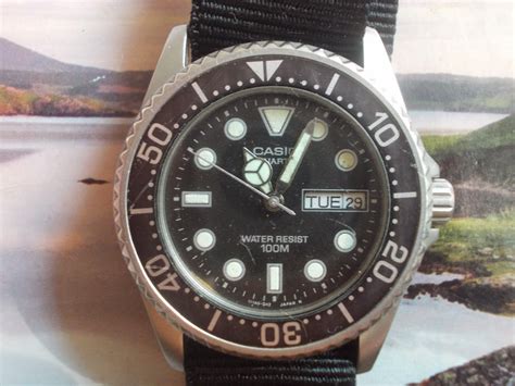 vintage casio dive watch.